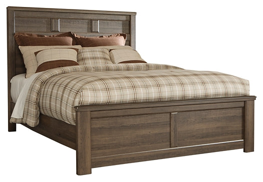 Juararo King Panel Bed with Mirrored Dresser and 2 Nightstands Factory Furniture Mattress & More - Online or In-Store at our Phillipsburg Location Serving Dayton, Eaton, and Greenville. Shop Now.