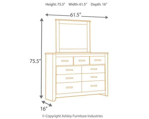 Brinxton Full Panel Headboard with Mirrored Dresser Factory Furniture Mattress & More - Online or In-Store at our Phillipsburg Location Serving Dayton, Eaton, and Greenville. Shop Now.