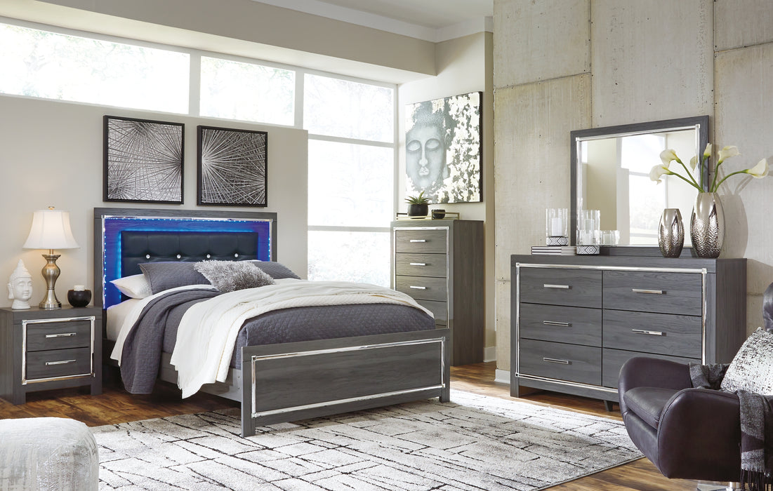 Lodanna Queen Panel Bed with Mirrored Dresser Factory Furniture Mattress & More - Online or In-Store at our Phillipsburg Location Serving Dayton, Eaton, and Greenville. Shop Now.