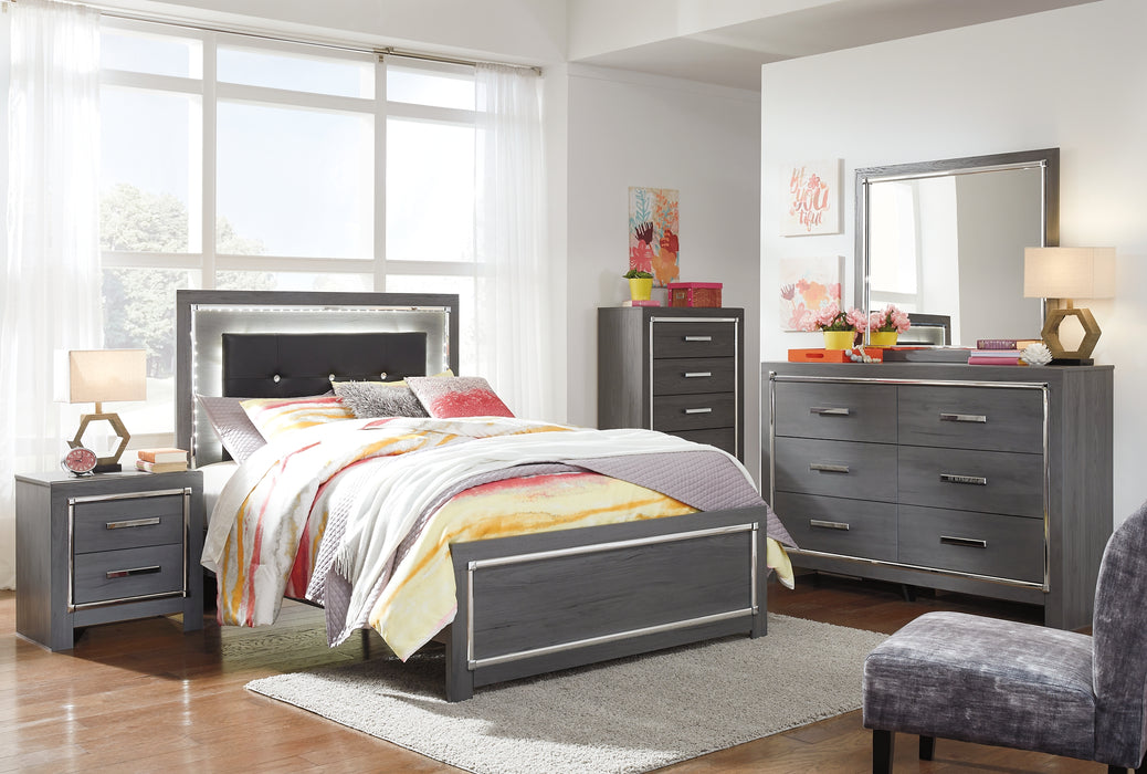 Lodanna Full Panel Bed with Mirrored Dresser, Chest and 2 Nightstands Factory Furniture Mattress & More - Online or In-Store at our Phillipsburg Location Serving Dayton, Eaton, and Greenville. Shop Now.