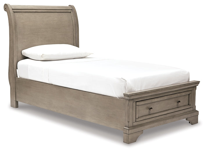 Lettner Twin Sleigh Bed with Dresser Factory Furniture Mattress & More - Online or In-Store at our Phillipsburg Location Serving Dayton, Eaton, and Greenville. Shop Now.