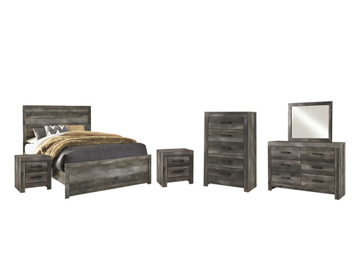 Wynnlow Queen Panel Bed with Mirrored Dresser, Chest and 2 Nightstands Factory Furniture Mattress & More - Online or In-Store at our Phillipsburg Location Serving Dayton, Eaton, and Greenville. Shop Now.