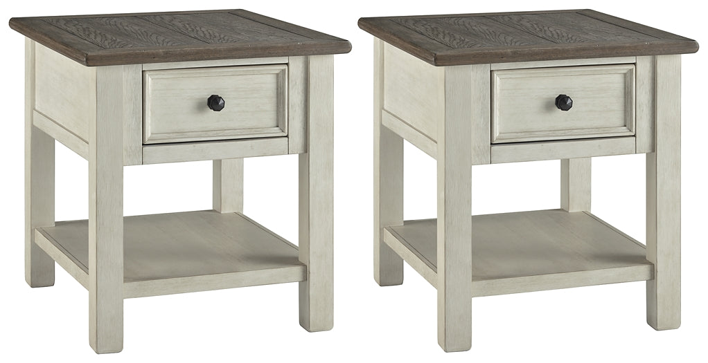 Bolanburg 2 End Tables Factory Furniture Mattress & More - Online or In-Store at our Phillipsburg Location Serving Dayton, Eaton, and Greenville. Shop Now.