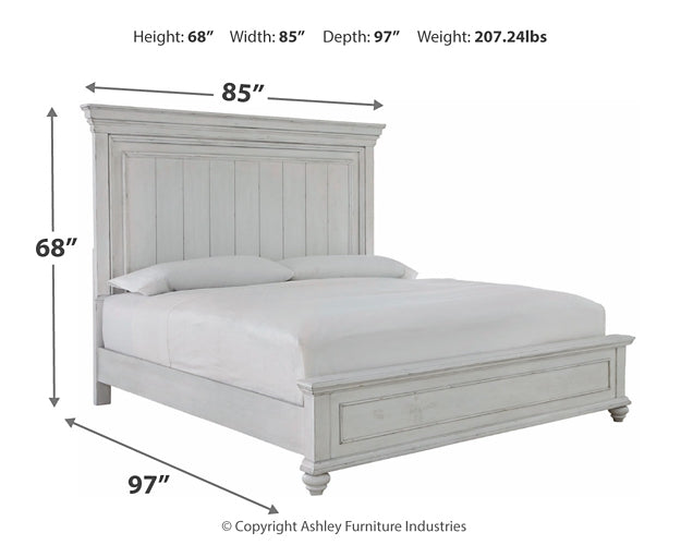 Kanwyn King Panel Bed with Dresser Factory Furniture Mattress & More - Online or In-Store at our Phillipsburg Location Serving Dayton, Eaton, and Greenville. Shop Now.