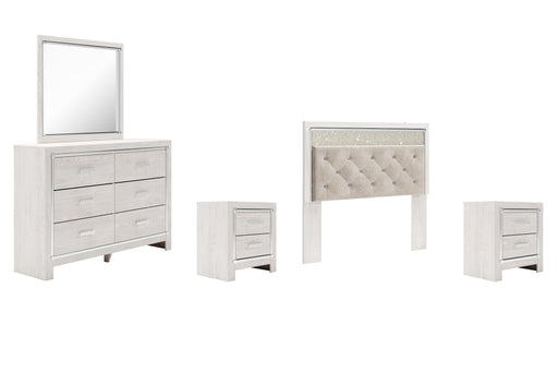 Altyra Queen Panel Headboard with Mirrored Dresser and 2 Nightstands Factory Furniture Mattress & More - Online or In-Store at our Phillipsburg Location Serving Dayton, Eaton, and Greenville. Shop Now.