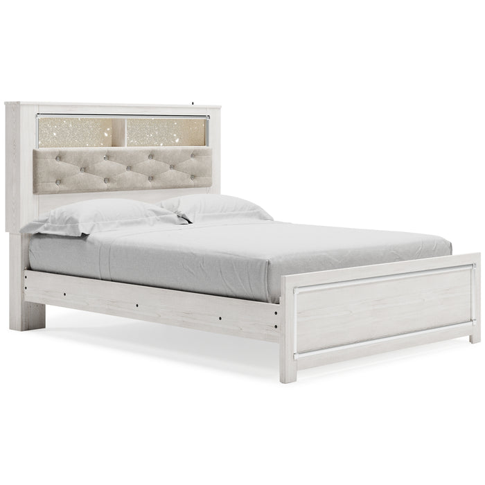 Altyra Queen Panel Bookcase Bed with Mirrored Dresser and 2 Nightstands Factory Furniture Mattress & More - Online or In-Store at our Phillipsburg Location Serving Dayton, Eaton, and Greenville. Shop Now.