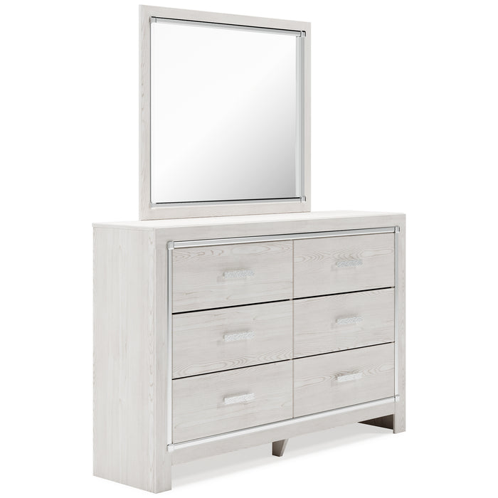 Altyra King Panel Bookcase Bed with Mirrored Dresser and 2 Nightstands Factory Furniture Mattress & More - Online or In-Store at our Phillipsburg Location Serving Dayton, Eaton, and Greenville. Shop Now.