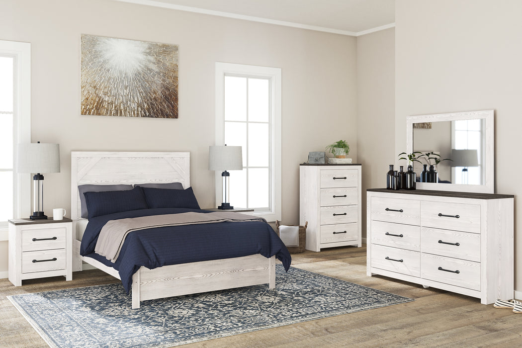 Gerridan Full Panel Bed with Mirrored Dresser and Chest Factory Furniture Mattress & More - Online or In-Store at our Phillipsburg Location Serving Dayton, Eaton, and Greenville. Shop Now.