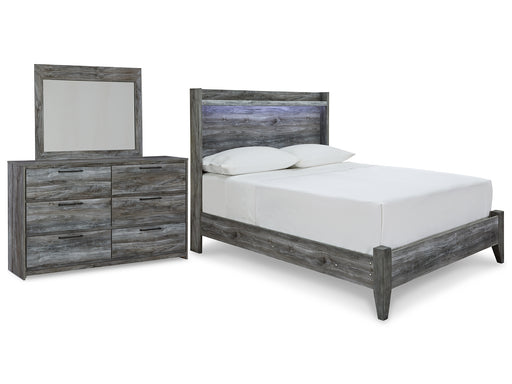 Baystorm Full Panel Bed with Mirrored Dresser Factory Furniture Mattress & More - Online or In-Store at our Phillipsburg Location Serving Dayton, Eaton, and Greenville. Shop Now.