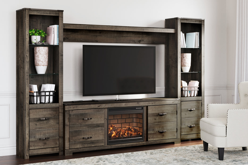 Trinell 4-Piece Entertainment Center with Electric Fireplace Factory Furniture Mattress & More - Online or In-Store at our Phillipsburg Location Serving Dayton, Eaton, and Greenville. Shop Now.