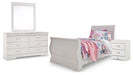 Anarasia Twin Sleigh Bed with Mirrored Dresser and Nightstand Factory Furniture Mattress & More - Online or In-Store at our Phillipsburg Location Serving Dayton, Eaton, and Greenville. Shop Now.