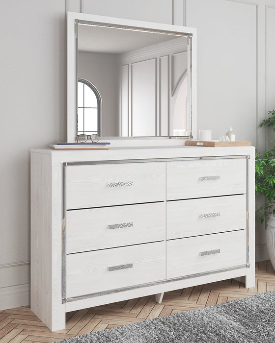 Altyra Queen Upholstered Storage Bed with Mirrored Dresser and Nightstand Factory Furniture Mattress & More - Online or In-Store at our Phillipsburg Location Serving Dayton, Eaton, and Greenville. Shop Now.