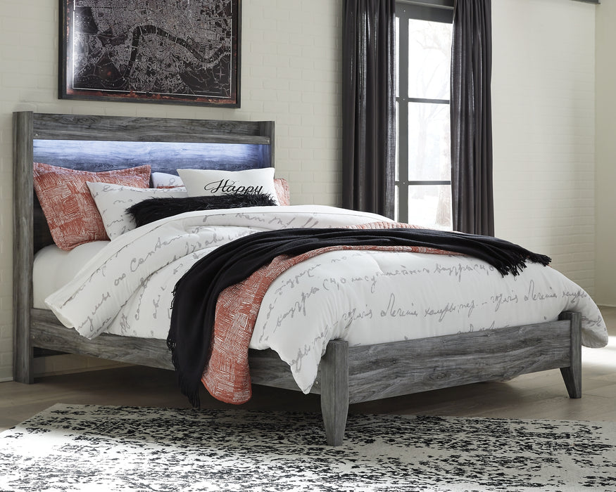 Baystorm Queen Panel Bed with Mirrored Dresser and Nightstand Factory Furniture Mattress & More - Online or In-Store at our Phillipsburg Location Serving Dayton, Eaton, and Greenville. Shop Now.