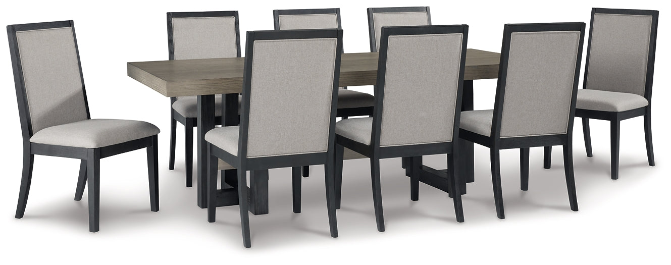 Foyland Dining Table and 8 Chairs Factory Furniture Mattress & More - Online or In-Store at our Phillipsburg Location Serving Dayton, Eaton, and Greenville. Shop Now.