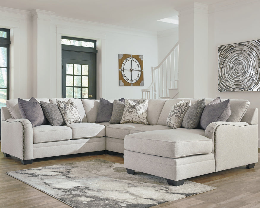 Dellara 4-Piece Sectional with Chaise Factory Furniture Mattress & More - Online or In-Store at our Phillipsburg Location Serving Dayton, Eaton, and Greenville. Shop Now.