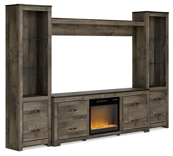 Trinell 4-Piece Entertainment Center with Electric Fireplace Factory Furniture Mattress & More - Online or In-Store at our Phillipsburg Location Serving Dayton, Eaton, and Greenville. Shop Now.