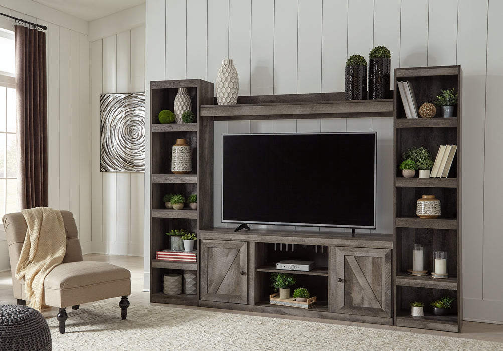 Wynnlow 4-Piece Entertainment Center Factory Furniture Mattress & More - Online or In-Store at our Phillipsburg Location Serving Dayton, Eaton, and Greenville. Shop Now.