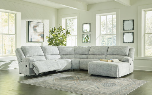 McClelland 5-Piece Reclining Sectional with Chaise Factory Furniture Mattress & More - Online or In-Store at our Phillipsburg Location Serving Dayton, Eaton, and Greenville. Shop Now.