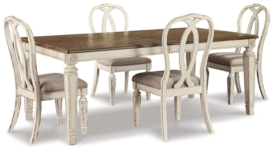 Realyn Dining Table and 4 Chairs Factory Furniture Mattress & More - Online or In-Store at our Phillipsburg Location Serving Dayton, Eaton, and Greenville. Shop Now.