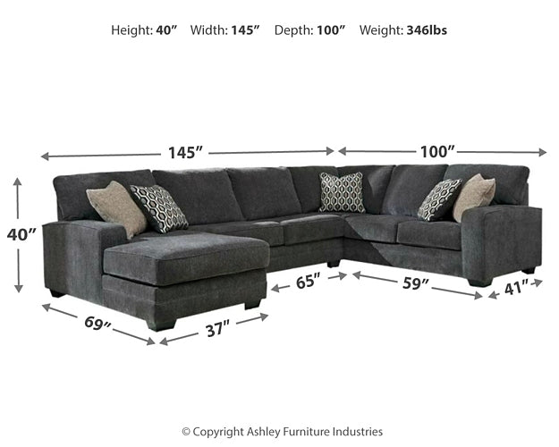 Tracling 3-Piece Sectional with Ottoman Factory Furniture Mattress & More - Online or In-Store at our Phillipsburg Location Serving Dayton, Eaton, and Greenville. Shop Now.