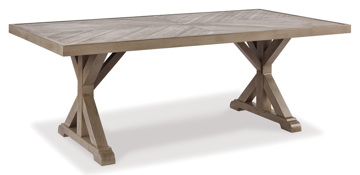 Beachcroft Outdoor Dining Table and 4 Chairs and Bench Factory Furniture Mattress & More - Online or In-Store at our Phillipsburg Location Serving Dayton, Eaton, and Greenville. Shop Now.