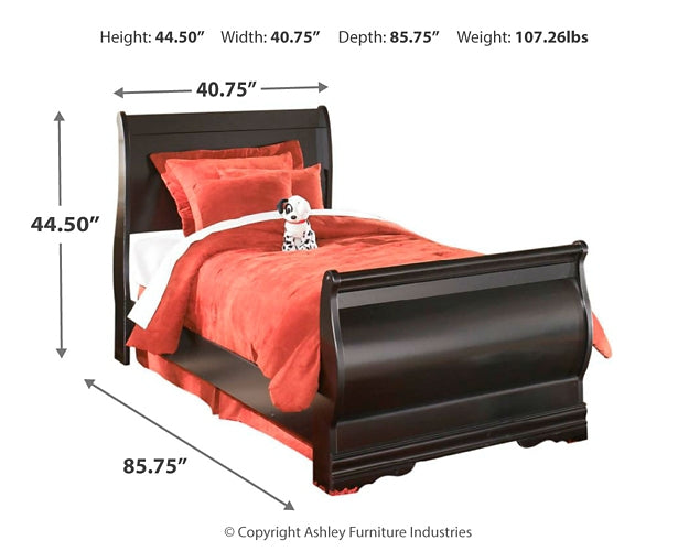 Huey Vineyard Twin Sleigh Bed with Mirrored Dresser Factory Furniture Mattress & More - Online or In-Store at our Phillipsburg Location Serving Dayton, Eaton, and Greenville. Shop Now.