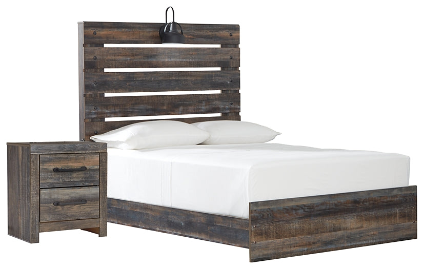 Drystan Twin Panel Bed with Nightstand Factory Furniture Mattress & More - Online or In-Store at our Phillipsburg Location Serving Dayton, Eaton, and Greenville. Shop Now.