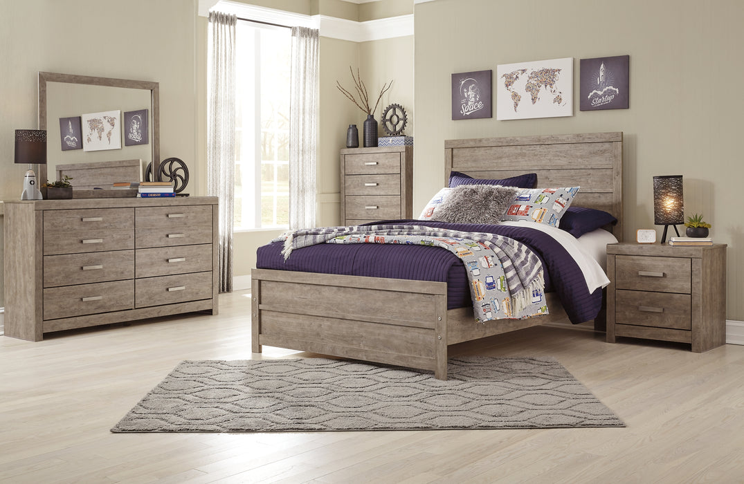 Culverbach Full Panel Bed with Mirrored Dresser, Chest and Nightstand Factory Furniture Mattress & More - Online or In-Store at our Phillipsburg Location Serving Dayton, Eaton, and Greenville. Shop Now.