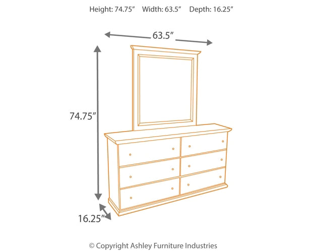 Bostwick Shoals Twin Panel Headboard with Mirrored Dresser Factory Furniture Mattress & More - Online or In-Store at our Phillipsburg Location Serving Dayton, Eaton, and Greenville. Shop Now.