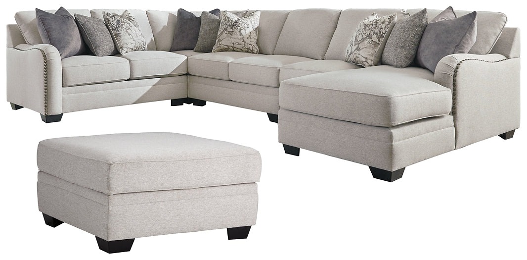 Dellara 5-Piece Sectional with Ottoman Factory Furniture Mattress & More - Online or In-Store at our Phillipsburg Location Serving Dayton, Eaton, and Greenville. Shop Now.