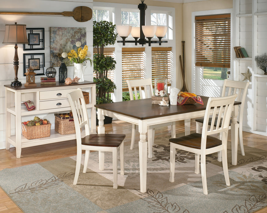 Whitesburg Dining Table and 4 Chairs with Storage Factory Furniture Mattress & More - Online or In-Store at our Phillipsburg Location Serving Dayton, Eaton, and Greenville. Shop Now.