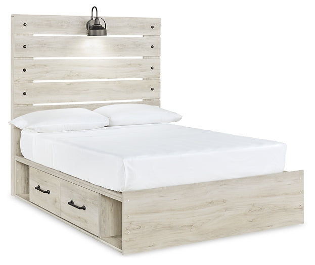 Cambeck Full Panel Bed with 4 Storage Drawers with Mirrored Dresser and Chest Factory Furniture Mattress & More - Online or In-Store at our Phillipsburg Location Serving Dayton, Eaton, and Greenville. Shop Now.