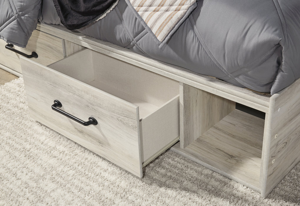 Cambeck Full Panel Bed with 4 Storage Drawers with Mirrored Dresser and Chest Factory Furniture Mattress & More - Online or In-Store at our Phillipsburg Location Serving Dayton, Eaton, and Greenville. Shop Now.