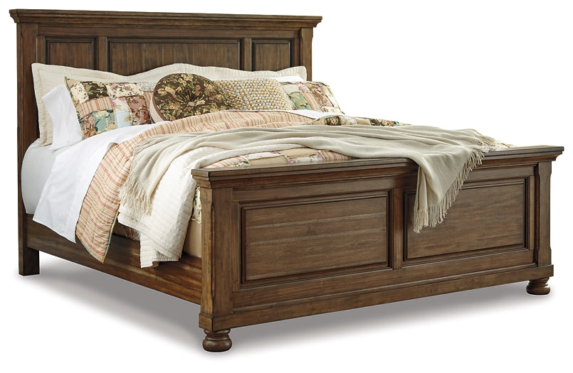 Flynnter Queen Panel Bed with Mirrored Dresser and 2 Nightstands Factory Furniture Mattress & More - Online or In-Store at our Phillipsburg Location Serving Dayton, Eaton, and Greenville. Shop Now.