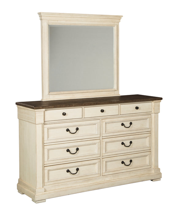 Bolanburg Queen Panel Bed with Mirrored Dresser, Chest and Nightstand Factory Furniture Mattress & More - Online or In-Store at our Phillipsburg Location Serving Dayton, Eaton, and Greenville. Shop Now.