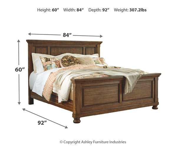 Flynnter Queen Panel Bed with Mirrored Dresser Factory Furniture Mattress & More - Online or In-Store at our Phillipsburg Location Serving Dayton, Eaton, and Greenville. Shop Now.