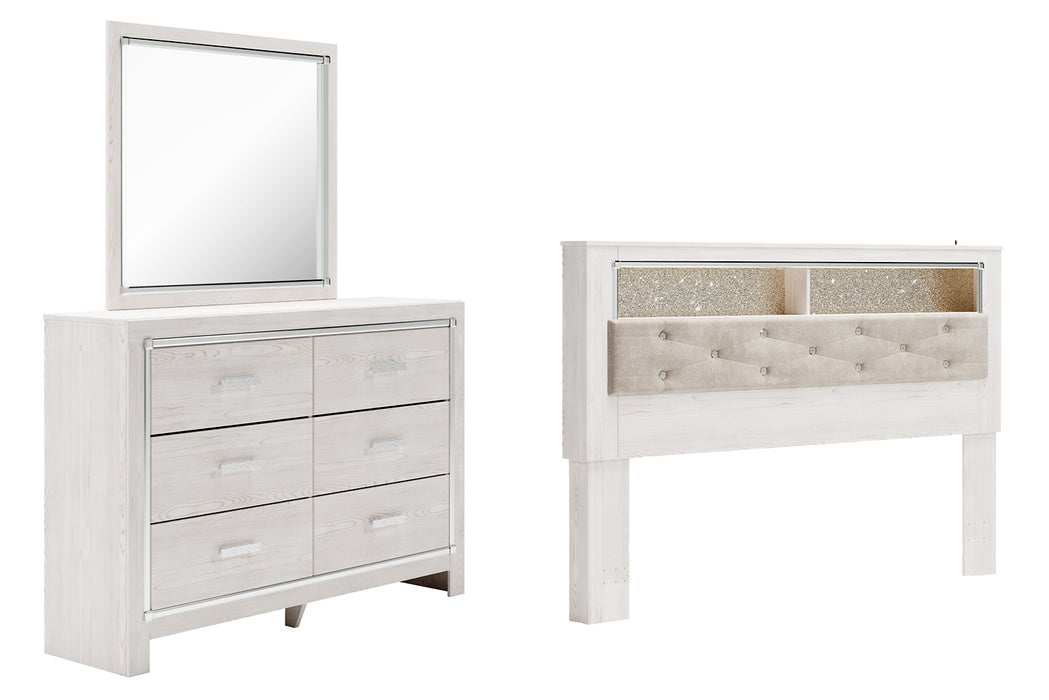 Altyra King Bookcase Headboard with Mirrored Dresser Factory Furniture Mattress & More - Online or In-Store at our Phillipsburg Location Serving Dayton, Eaton, and Greenville. Shop Now.