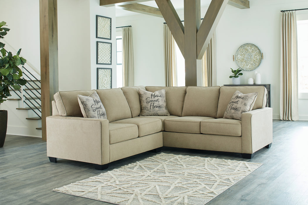 Lucina 2-Piece Sectional with Ottoman Factory Furniture Mattress & More - Online or In-Store at our Phillipsburg Location Serving Dayton, Eaton, and Greenville. Shop Now.