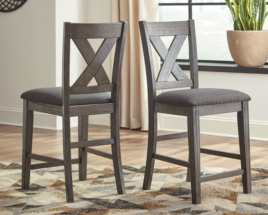 Caitbrook Upholstered Barstool (2/CN) Factory Furniture Mattress & More - Online or In-Store at our Phillipsburg Location Serving Dayton, Eaton, and Greenville. Shop Now.