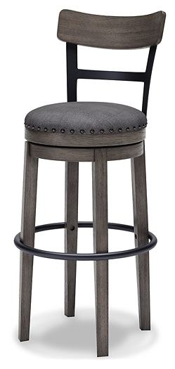 Caitbrook UPH Swivel Barstool (1/CN) Factory Furniture Mattress & More - Online or In-Store at our Phillipsburg Location Serving Dayton, Eaton, and Greenville. Shop Now.