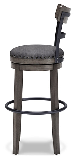 Caitbrook UPH Swivel Barstool (1/CN) Factory Furniture Mattress & More - Online or In-Store at our Phillipsburg Location Serving Dayton, Eaton, and Greenville. Shop Now.