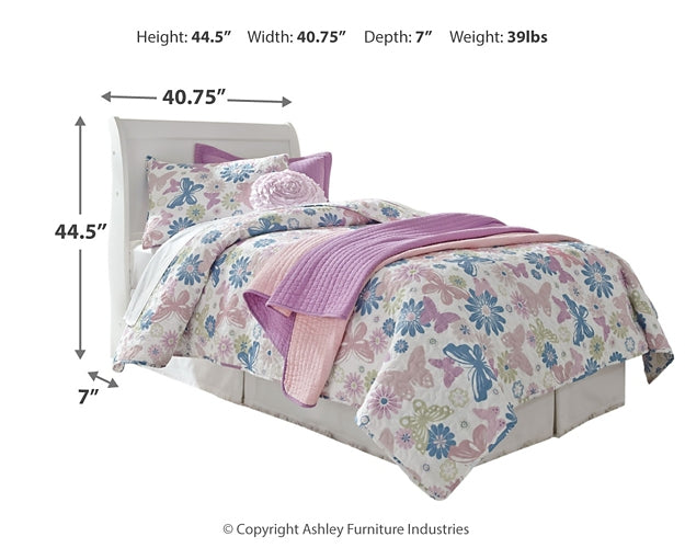 Anarasia Twin Sleigh Headboard with Mirrored Dresser Factory Furniture Mattress & More - Online or In-Store at our Phillipsburg Location Serving Dayton, Eaton, and Greenville. Shop Now.