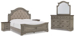 Lodenbay California King Panel Bed with Mirrored Dresser and 2 Nightstands Factory Furniture Mattress & More - Online or In-Store at our Phillipsburg Location Serving Dayton, Eaton, and Greenville. Shop Now.