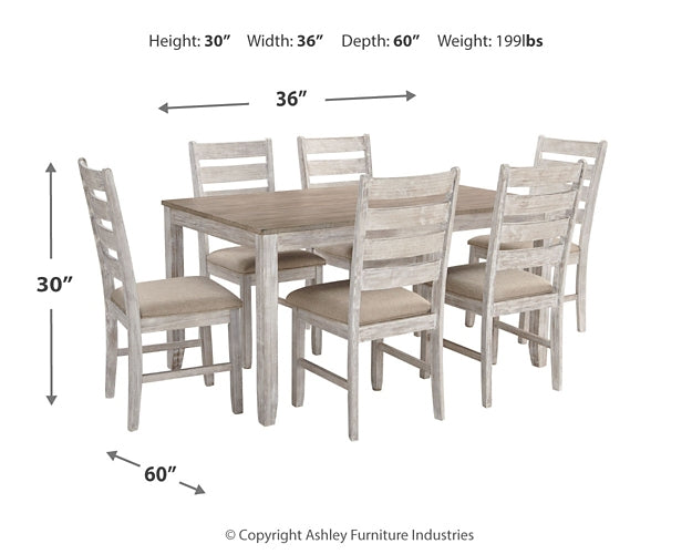 Skempton Dining Room Table Set (7/CN) Factory Furniture Mattress & More - Online or In-Store at our Phillipsburg Location Serving Dayton, Eaton, and Greenville. Shop Now.