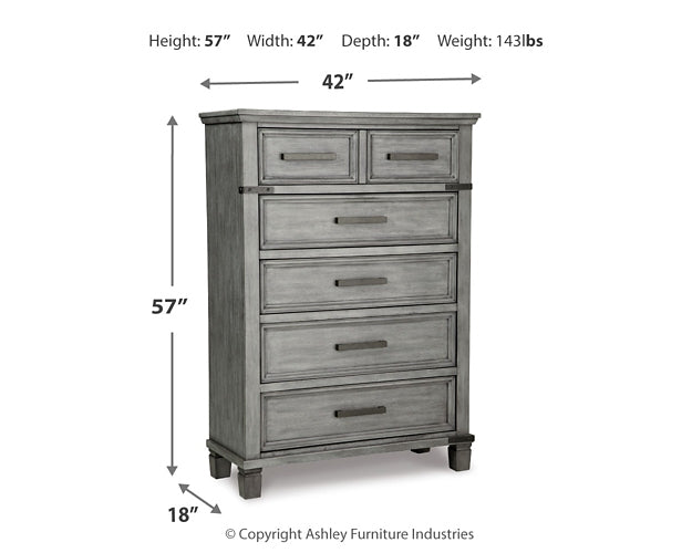 Russelyn Five Drawer Chest Factory Furniture Mattress & More - Online or In-Store at our Phillipsburg Location Serving Dayton, Eaton, and Greenville. Shop Now.