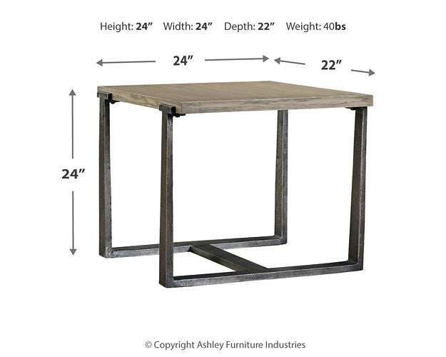 Dalenville Rectangular End Table Factory Furniture Mattress & More - Online or In-Store at our Phillipsburg Location Serving Dayton, Eaton, and Greenville. Shop Now.