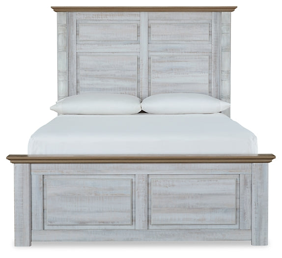 Haven Bay Queen Panel Bed with Mirrored Dresser, Chest and Nightstand Factory Furniture Mattress & More - Online or In-Store at our Phillipsburg Location Serving Dayton, Eaton, and Greenville. Shop Now.