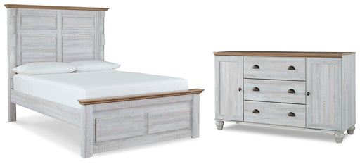 Haven Bay Queen Panel Bed with Dresser Factory Furniture Mattress & More - Online or In-Store at our Phillipsburg Location Serving Dayton, Eaton, and Greenville. Shop Now.