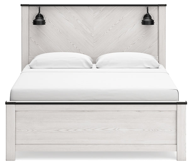 Schoenberg King Panel Bed with Mirrored Dresser and Chest Factory Furniture Mattress & More - Online or In-Store at our Phillipsburg Location Serving Dayton, Eaton, and Greenville. Shop Now.