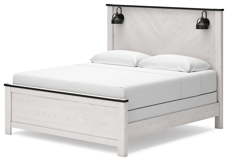 Schoenberg King Panel Bed with Mirrored Dresser and Chest Factory Furniture Mattress & More - Online or In-Store at our Phillipsburg Location Serving Dayton, Eaton, and Greenville. Shop Now.